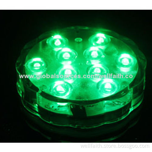China Direct Sale Super Bright LED Submersible Light, Various Colors Available